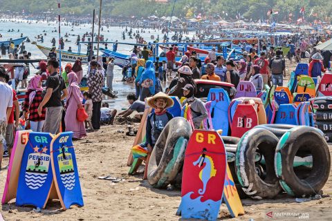 Hari terakhir libur Lebaran di Pangandaran