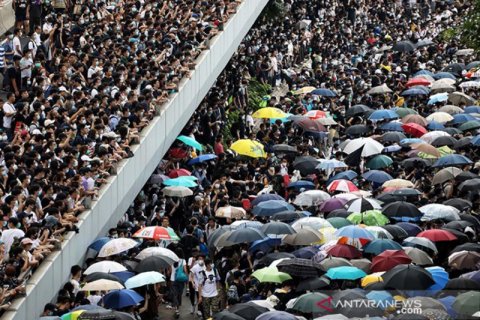 (FOTO) Melihat penampakan People Power di Hongkong