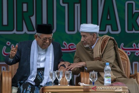 Ma'ruf Amin Hadiri Haul ke-51 Guru Tua
