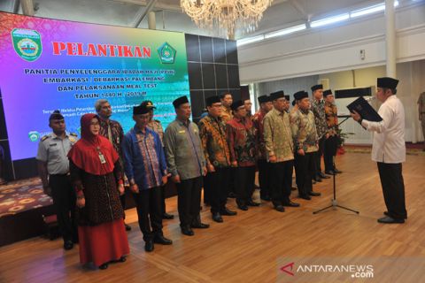 Pelantikan Panitia Penyelenggara Ibadah  Haji Embarkasi Palembang