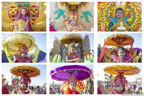 Karnaval Singa Dangdut di Karawang