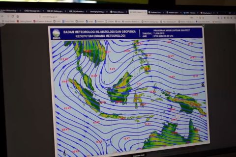 Dua minggu ke depan Sulteng masih akan diguyur hujan