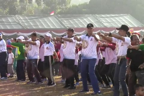 Polda NTB meriahkan HUT Bhayangkara dengan olahraga dan deklarasi damai