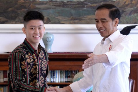 President menerima Rich Brian