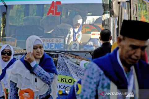 Jamaah calon haji embarkasi Makassar
