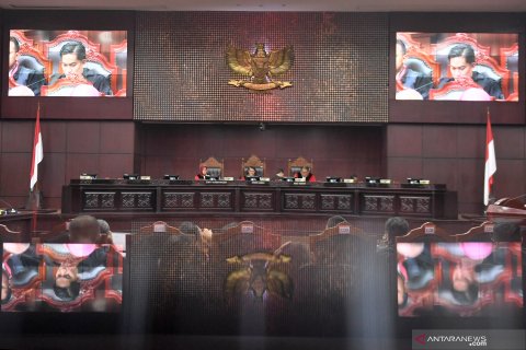 Sidang perdana PHPU Pileg untuk DPR dan DPRD Jawa Timur