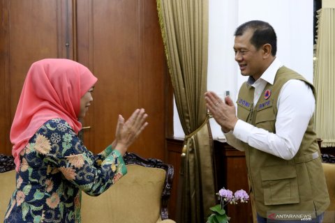 Gubernur Jatim menerima  Kepala  BNPB