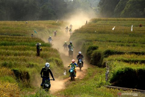 Pecinta motor trail ikuti Trail Adventure 2019 di Malino