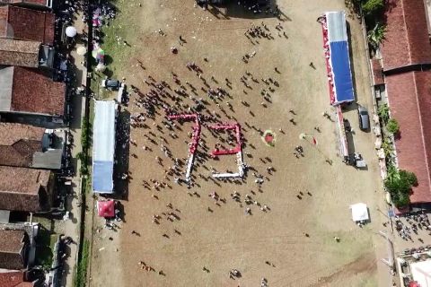 Apem Bohay khas Pandeglang meriahkan  HUT Bhayangkara