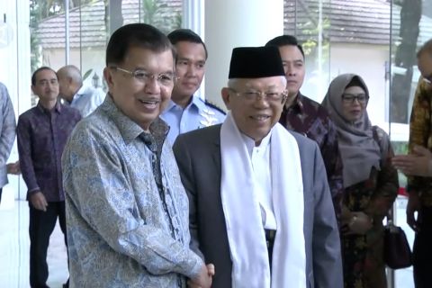 Wapres JK terima Ma'ruf Amin