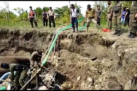Penertiban tambang timah liar dihadang oknum aparat keamanan