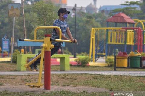 Asap Karhutla bertahan di Pekanbaru