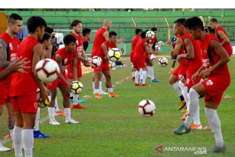 Latihan PSM Makassar jelang final Piala Indonesia