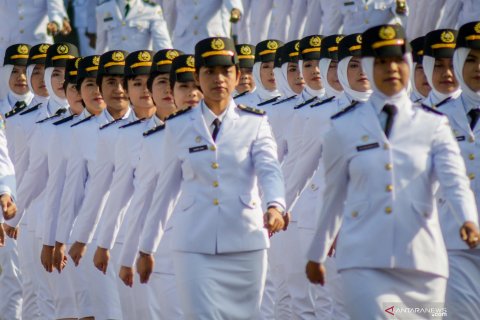 Pelantikan Pamong Praja Muda