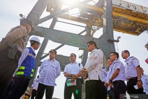 Menhub kunjungi pelabuhan Pantoloan