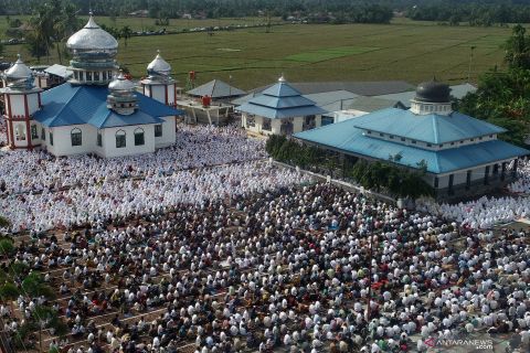 Shalat Idul Adha jamaah Tarekat Syattariah