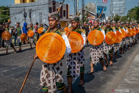 Kirab budaya Grebeg Besar di Demak