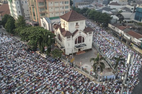 Salat Idul Adha di Jatinegara, Jakarta