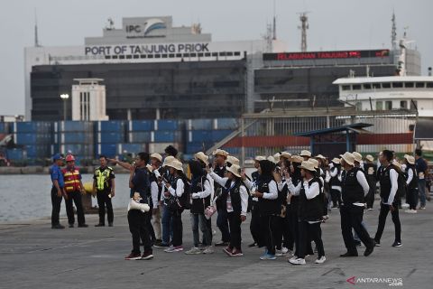 Pelindo II fasilitasi 23 Siswa Mengenal Nusantara Kalimantan Tengah menuju Sumatera Selatan