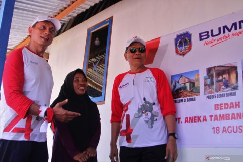 Bedah rumah program BUMN hadir untuk Negeri