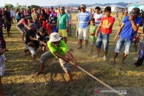 Semarak HUT RI di pengungsian Petobo