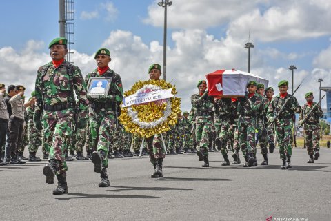 Jenazah korban KKSB Papua