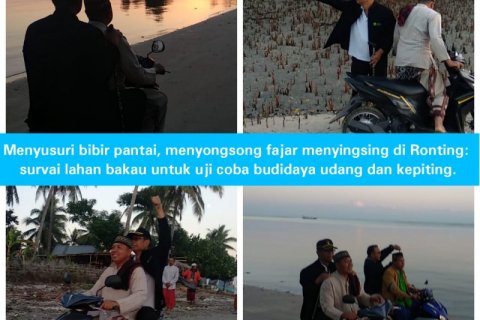 Menyusuri Pantai Ronting