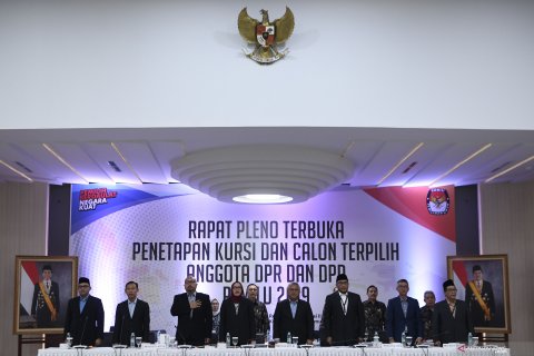 Sah! Sembilan parpol lolos ke Senayan