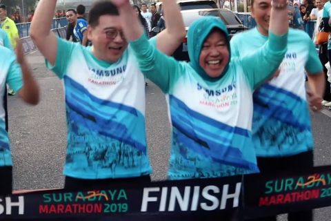 Ribuan pelari ramaikan &ldquo;Surabaya Marathon 2019&rdquo;