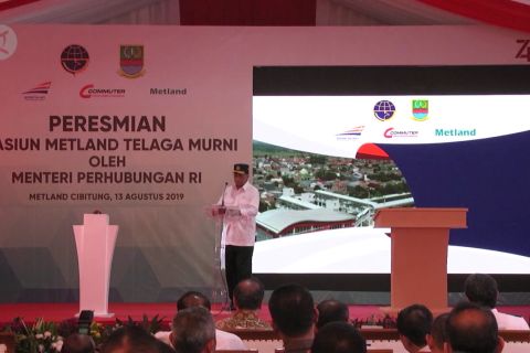 Menhub resmikan  Stasiun Telaga Murni Cikarang