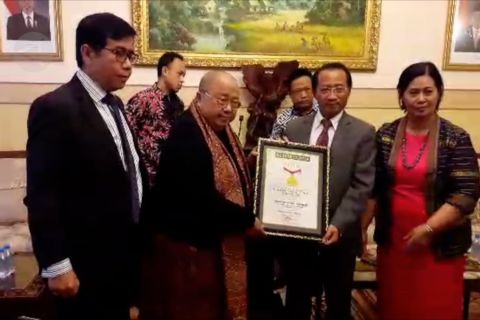 Dubes RI untuk Rusia raih penghargaan MURI