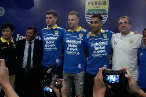 Jelang putaran 2, Persib bandung perkenalkan 3 pemain baru