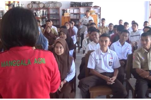 Kampanye cegah karhutla melalui kunjungan ke sekolah