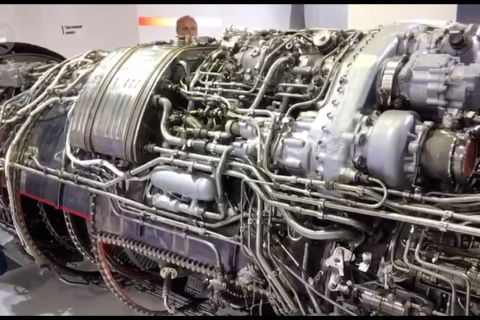 Mesin Saturn AL-41F-1S hadir di MAKS 2019 di Moskow