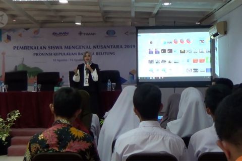 Pembekalan  tentang BUMN  untuk peserta SMN Babel