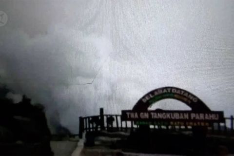 Status Gunung Tangkuban Parahu naik jadi waspada