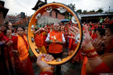 Festival Teej di Kathmandu
