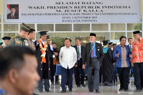 Peresmian gedung Project 7in1 Universitas Syiah Kuala