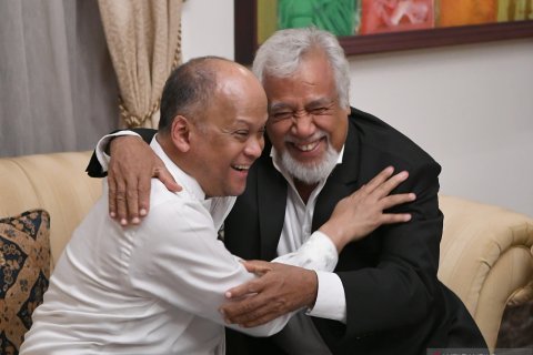 Xanana Gusmao takziah ke rumah mendiang BJ Habibie