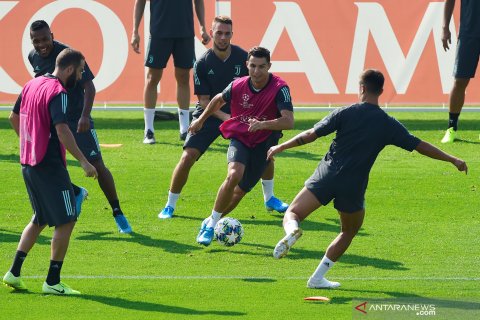 Latihan Juventus jelang penyisihan grup Liga Champions