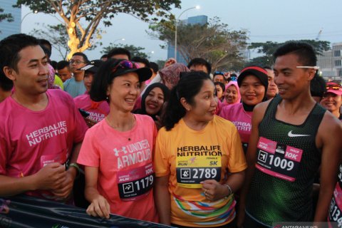 Lomba lari Herbalife untuk gaya hidup sehat dan aktif