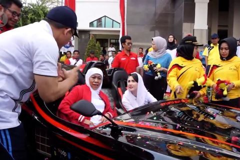 Pemutihan pajak kendaraan, kado HUT Jatim ke-74