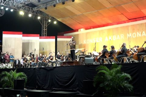 Anies buka konser musik klasik pertama di Monas