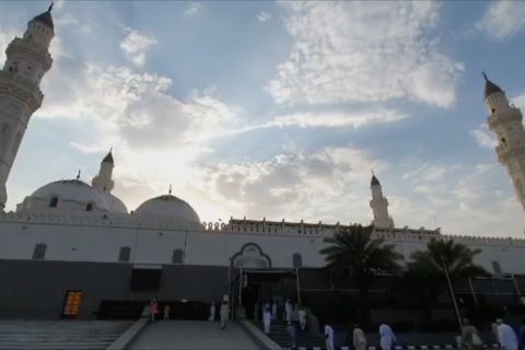 Menengok masjid pertama Rosul di Madinah, Quba