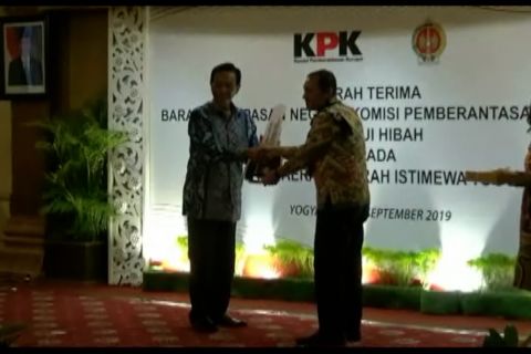KPK serahkan harta rampasan senilai Rp19,95 miliar ke Pemda DIY