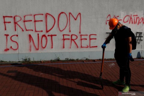 Unjuk rasa anti pemerintah di Hong Kong