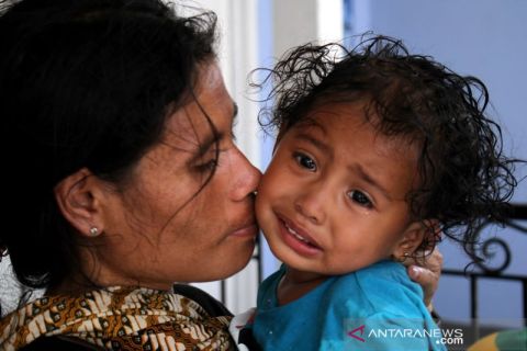 Pengungsi konflik Wamena tiba di Makassar