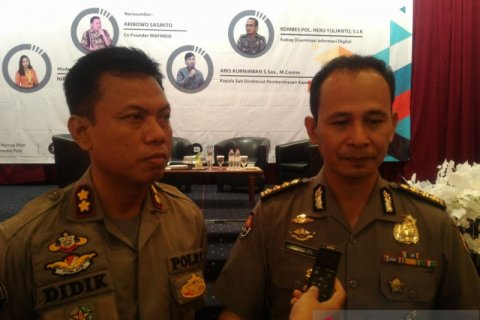 Polda Sulteng gelar literasi media lawan hoax, jurnalis tolak hadir