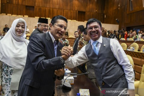 Rapat gabungan persiapan pemilihan pimpinan MPR