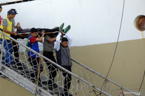 Pengungsi korban kerusuhan Wamena tiba di Makassar